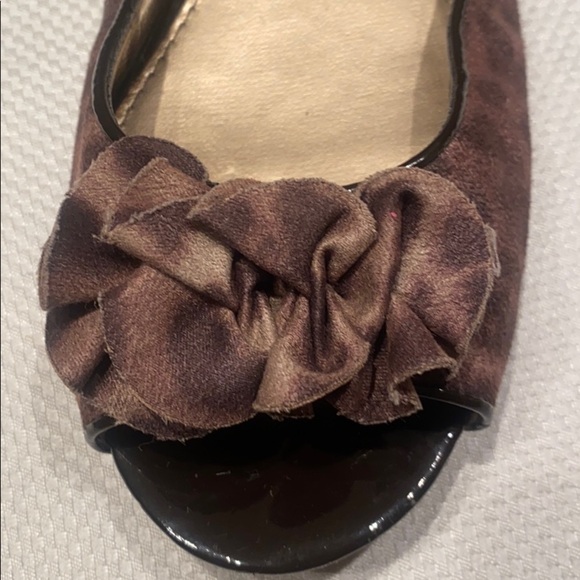 CATO Leopard Ballet Flat Loafer Open Toe size 8 - Picture 3 of 8